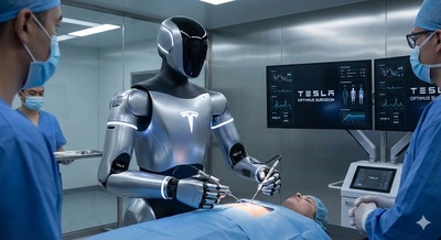 手术中的特斯拉人形手术机器人.jpg